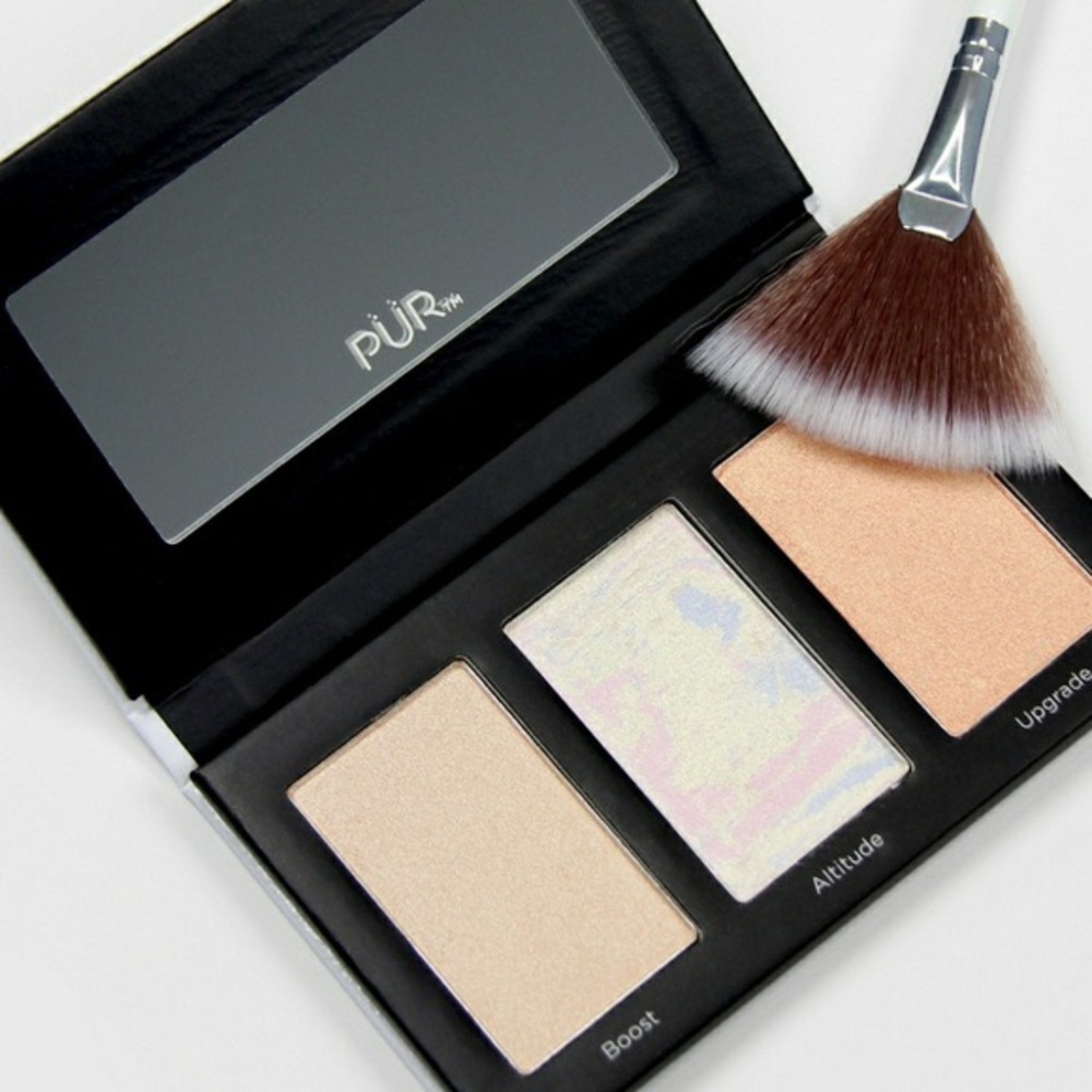 LNIB PUR 3x Elevation Highlight Palette & Brush